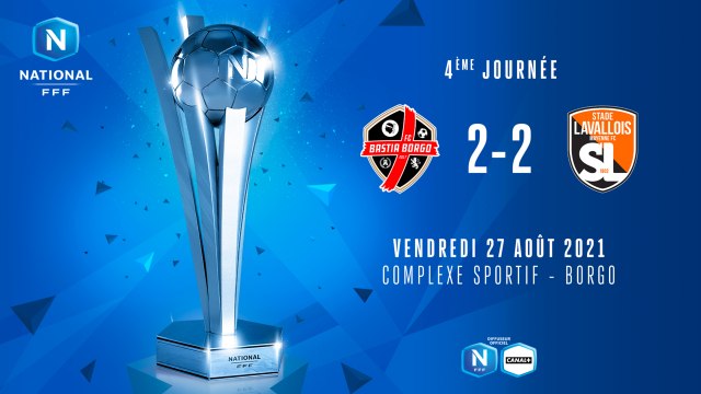 J4 | FC Bastia-Borgo - Stade Lavallois (2-2)