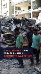 Скачать видео: ‘Immense’ scale of Gaza killings amount to crime against humanity, UN inquiry says