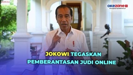 Jokowi Tegaskan Pemberantasan Judi Online, Sebut Pembentukan Satgas Khusus