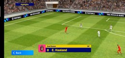 PES Mobile: What great goal from long distance from Erling Haaland