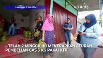 Warga Lampung Beli Gas 3 Kg Tunjukan KTP