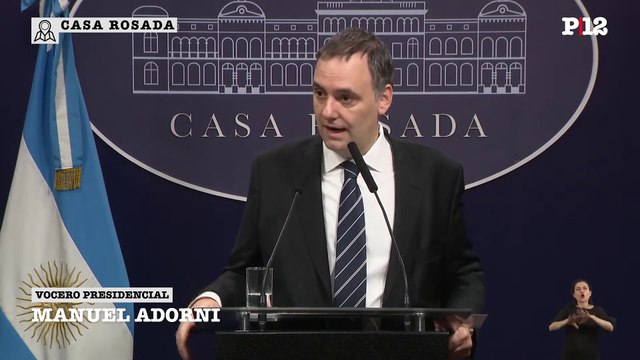 Adorni adujo que la ausencia de Mondino en el G7 se debe a un problema de acreditaciones
