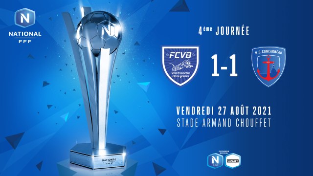 J4 I FC Villefranche B. - US Concarneau (1-1)