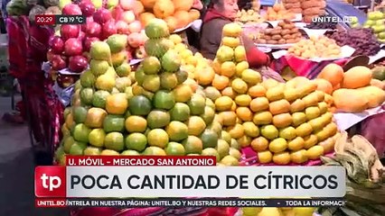 Download Video: Los precios de algunas frutas suben en diferentes mercados de Cochabamba