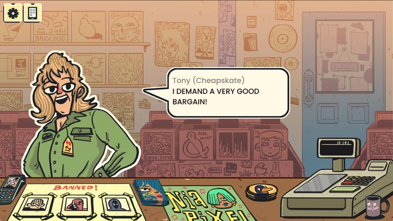 Wax Heads: Im kleinen Management-Adventure führt ihr einen Schallplatten-Shop