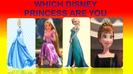 Which disney princess are you? : Personality Test.