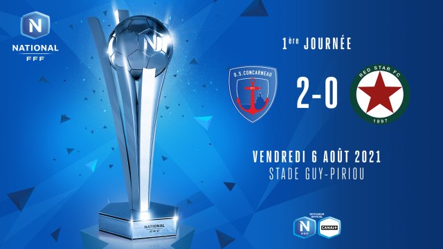 J1 | US Concarneau - Red Star FC (2-0)