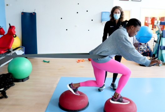 La rééducation de Siraba Demebele au Centre Médical