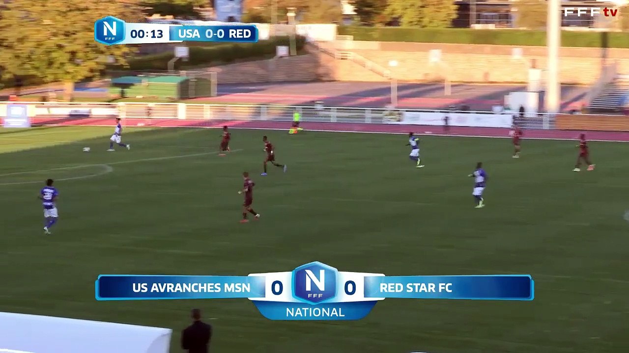 J10 I US Avranches MSM - Red Star FC (0-6) en replay