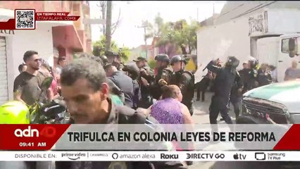 ¡Última Hora! Un muerto tras riña en Iztapalapa. Vecinos se enfrentan con piedras a la policía