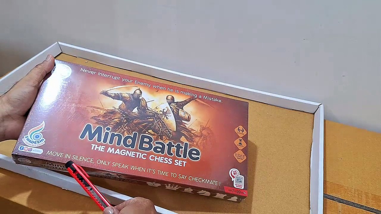 Unboxing and Review of Ratna's Mind Battle Magnetic Chess Set Classic Board Game to Develop Strategy Building and Concentration
