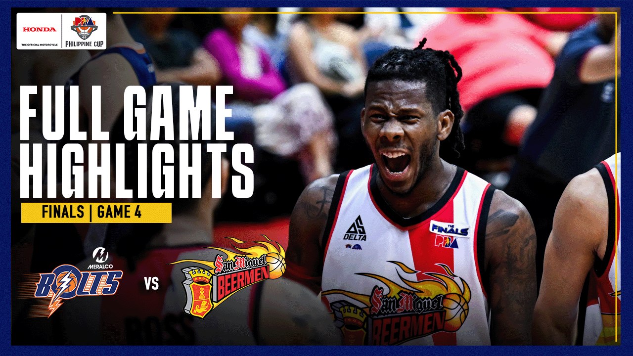 PBA Game Highlights: San Miguel holds off Meralco, equalizes in Game 4 of Finals