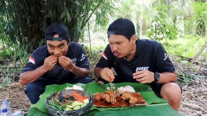 BIKIN NGILER‼️BURUNG KRISPY SAMBAL LALAPAN‼️BERBURU 4 JENIS BURUNG LANGSUNG MASAK DI HUTAN‼️