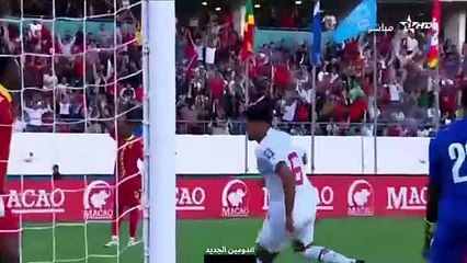ملخص أهداف مباراة المغرب في مواجهة الكونغو