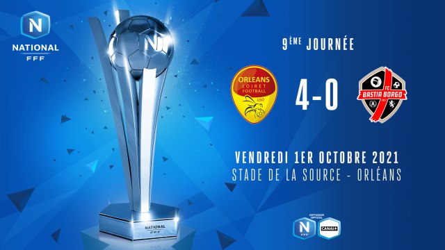 J9 | US Orléans - FC Bastia-Borgo (4-0)