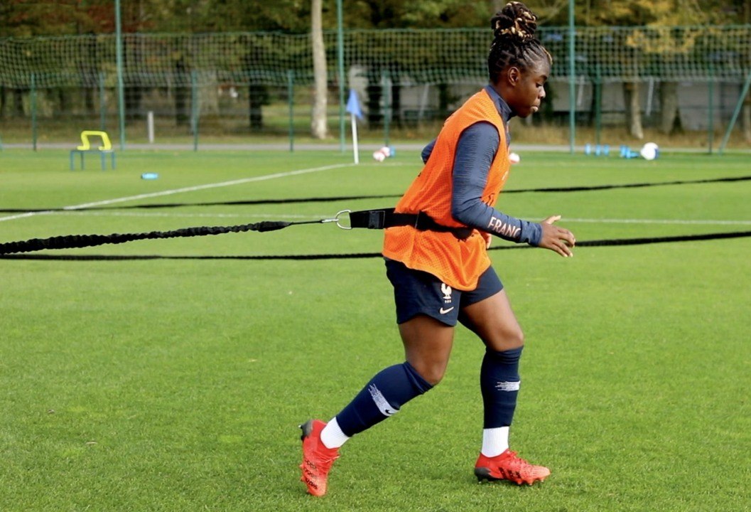 L'entraînement des Bleues