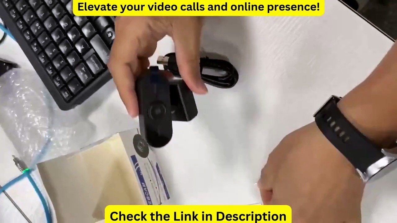 4K Webcam 1080P Mini Camera 2K Full HD Webcam with Microphone 30fps USB Web Cam for Auto Focus PC