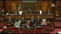 Commemorazione di Silvio Berlusconi nell'aula del Senato
