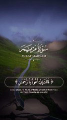 قَالَتْ إِنِّي أَعُوذُ بِالرَّحْمَنِ | سورة مريم | الشیخ قاری عبد الباسط عبد الصمد