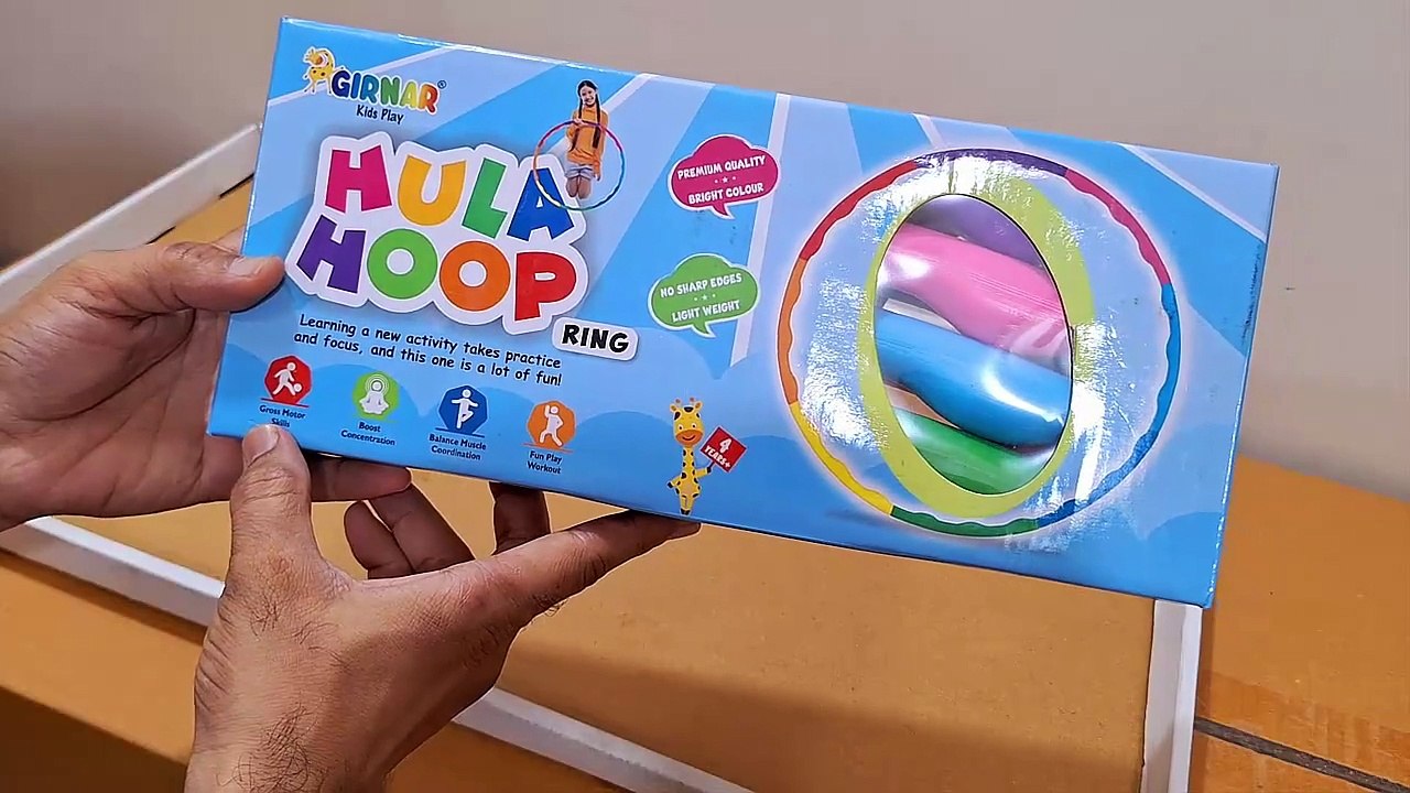 Unboxing and Review of Exercise Ring Collapsible for Kids Hula Ring Exercise Ring for Aerobics,Gymnastic and Weight Loss