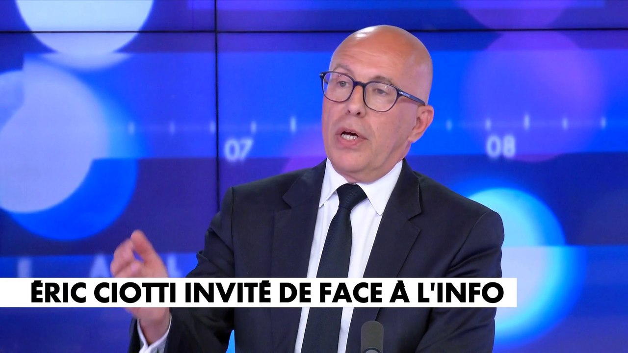 Eric Ciotti : «Il y aura autour de 80 candidats Les Républicains soutenus par le Rassemblement national»