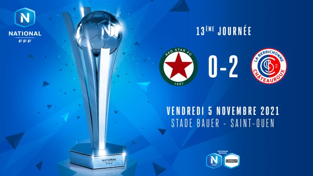 J13 | Red Star FC - LB Châteauroux (0-2)