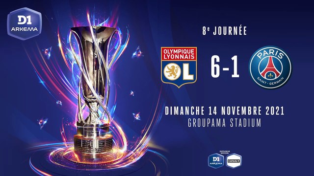 J8 I Olympique Lyonnais - Paris-SG (6-1)