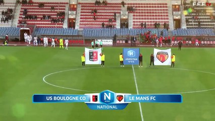 J9 I US Boulogne - Le Mans FC (0-0) en replay