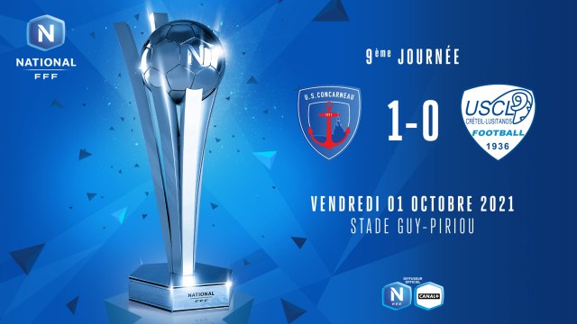 J9 | US Concarneau - US Créteil L. (1-0)