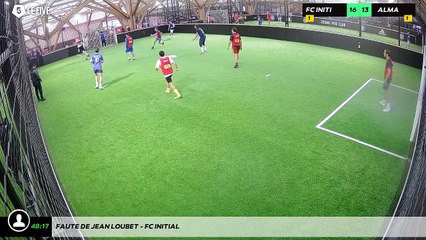 Faute de Jean LOUBET - FC INITIAL