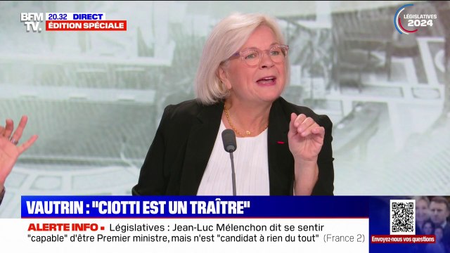Éric Ciotti exclu de LR: C'est un traître , affirme la ministre du Travail, Catherine Vautrin