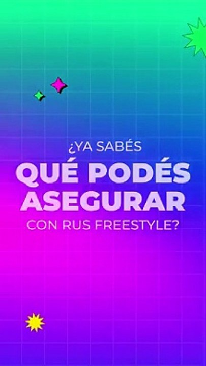 Ya sabés qué podés asegurar con RUS Freestyle?