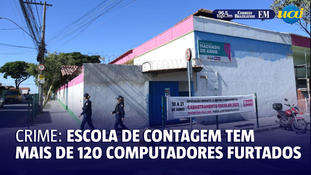 Mais de 120 computadores são furtados de escola em Contagem