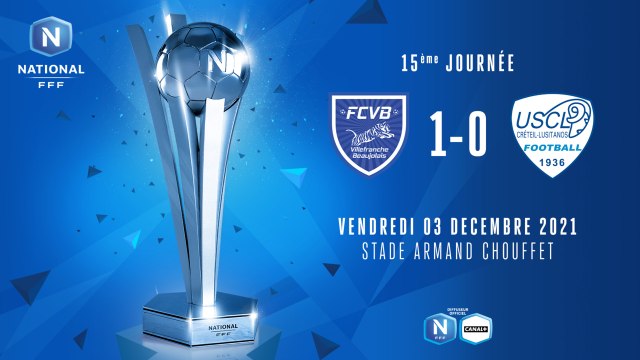 J15 I FC Villefranche B. – US Créteil Lusitanos (1-0)