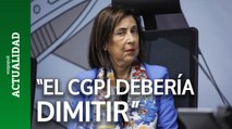 Robles insta a los vocales del CGPJ a dimitir, como hizo Carlos Lesmes