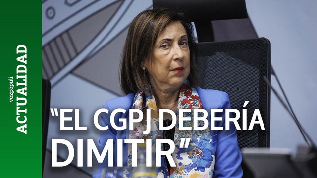 Robles insta a los vocales del CGPJ a dimitir, como hizo Carlos Lesmes