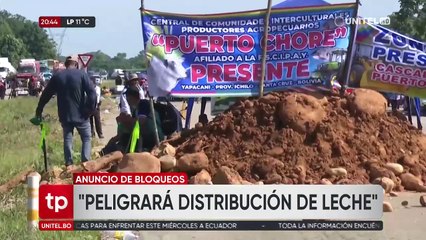 Sector lechero en alerta por el freno que implican los bloqueos a la distribución de leche