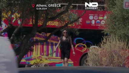 Download Video: Onda de calor na Grécia impede visitas à Acrópole de Atenas