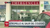 Estudiante de 13 años salía del colegio rumbo a su hogar, pero terminó con fracturas tras ser atropellado por una moto