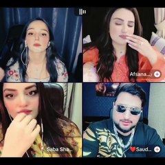 Saba Shah, Sofi Gujratan & Afsana's Hilarious TikTok Live Moments 🎥