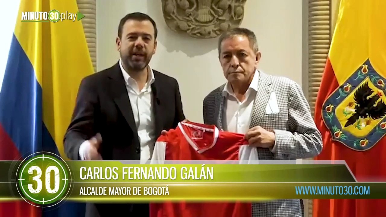 Bogotá y el Campín tienen las puertas abiertas Alcalde Carlos Galán