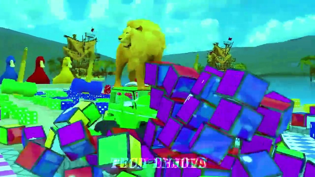 Cartoon Funny Animal Giant Duck Cartoon,Lion,Cow,rabbit,Gorilla | Funny Animal Crossing Game 2024 4 Giant Duck Cartoon,Lion,Cow,rabbit,Gorilla,Dinosaur,Dog,Cat Wild Animals Crossing Fountain 2023