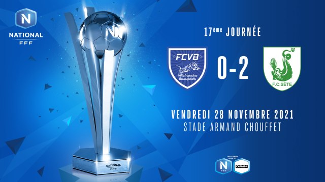 J17 I FC Villefranche B. - FC Sete (0-2)