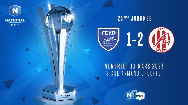 J25 I FC Villefranche B. – FC Annecy (1-2)
