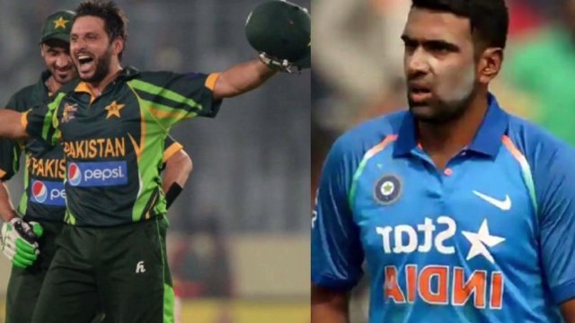 Shahid Afridi Hit 2 Sixes To Ashwin Asia Cup 2014