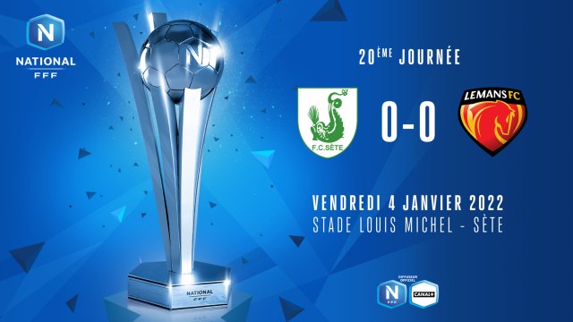 J20 I FC Sète - Le Mans FC (0-0)