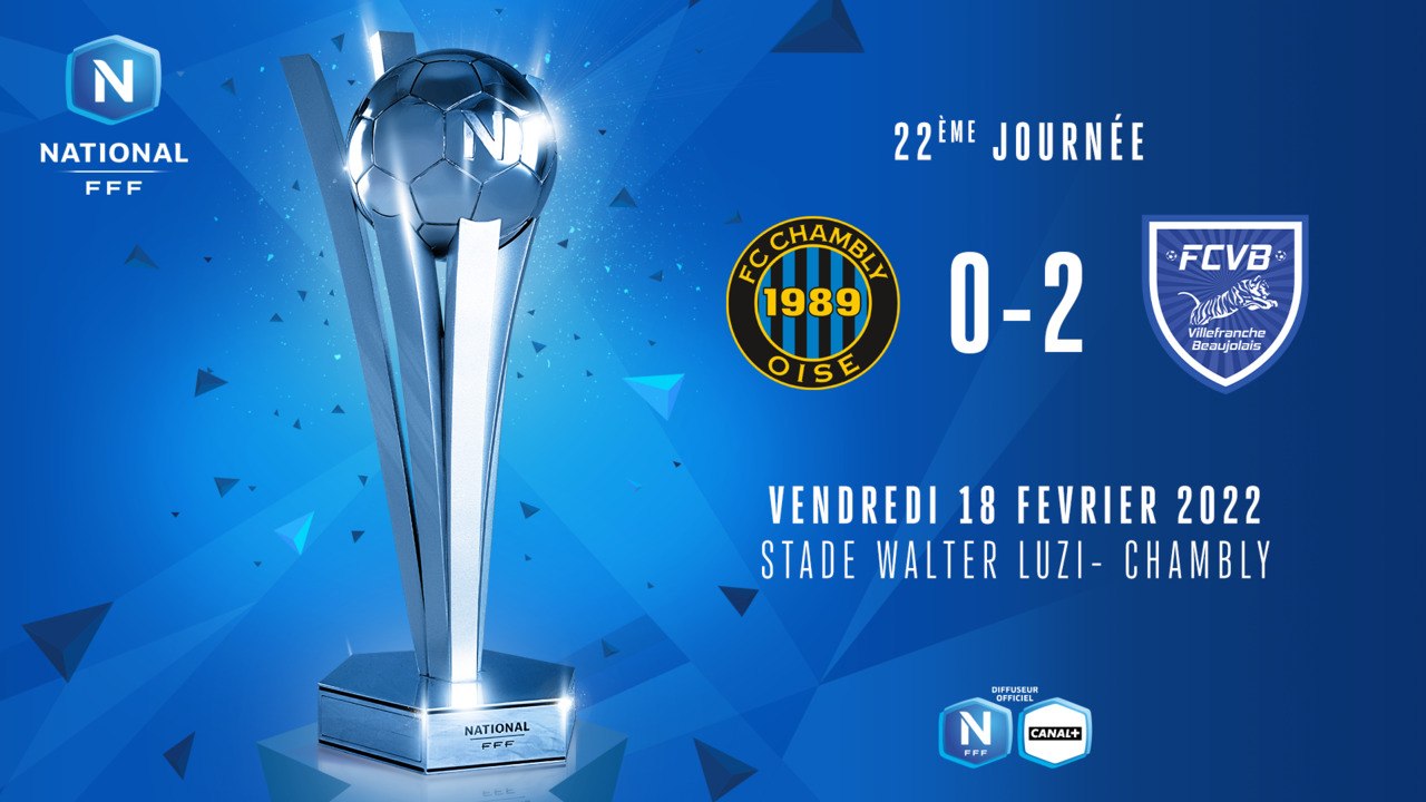 J22 I FC Chambly Oise – FC Villefranche B. (0-2)