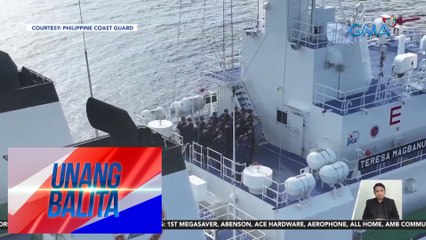 Download Video: Unang flag raising ceremony sa Escoda Shoal, idinaos kasabay ng Araw ng Kalayaan kahapon | Unang Balita