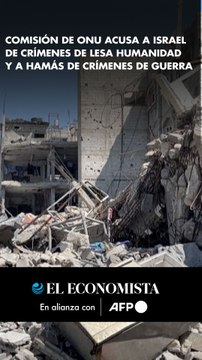 Comisión de ONU acusa a Israel de crímenes de lesa humanidad y a Hamás de crímenes de guerra
