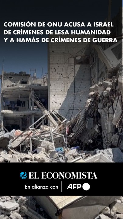 Comisión de ONU acusa a Israel de crímenes de lesa humanidad y a Hamás de crímenes de guerra
